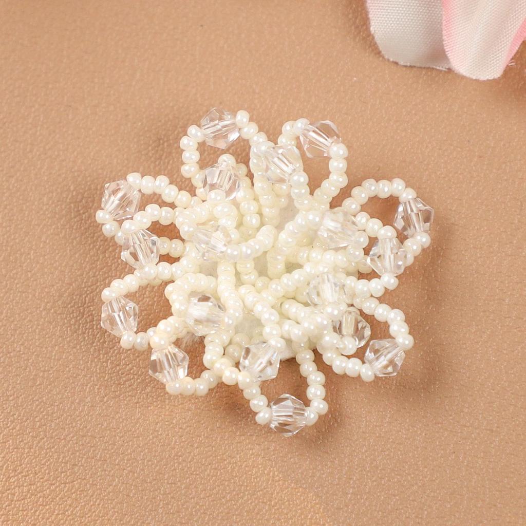 Spring & Summer Macaron Beaded Flower Earrings and Hair Accessories