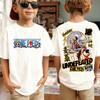 New One Piece Japanese Anime Printed Men's T-Shirt Roronoa Zoro Boy Children's Harajuku Short Sleeve Kids Luffy T-shirt Clothing