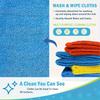 8/16/32 Pack of Microfiber Cleaning Cloths Reusable Non-woven Super Absorbent Non-scratch Rags