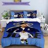 3pcs Kylian Mbappé Pattern Bedding Set Duvet Cover Set Includes Duvet Cover &pillowcases,perfect All Season Bedroom Decoration&gift