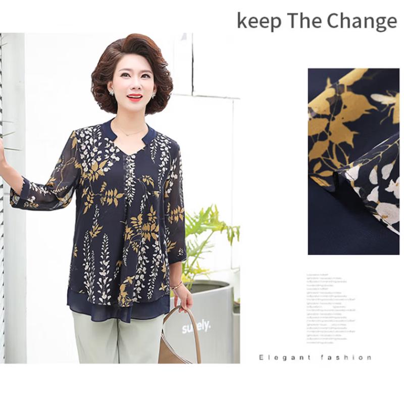 Jianhu Women's Summer 3/4 Sleeve T-Shirt