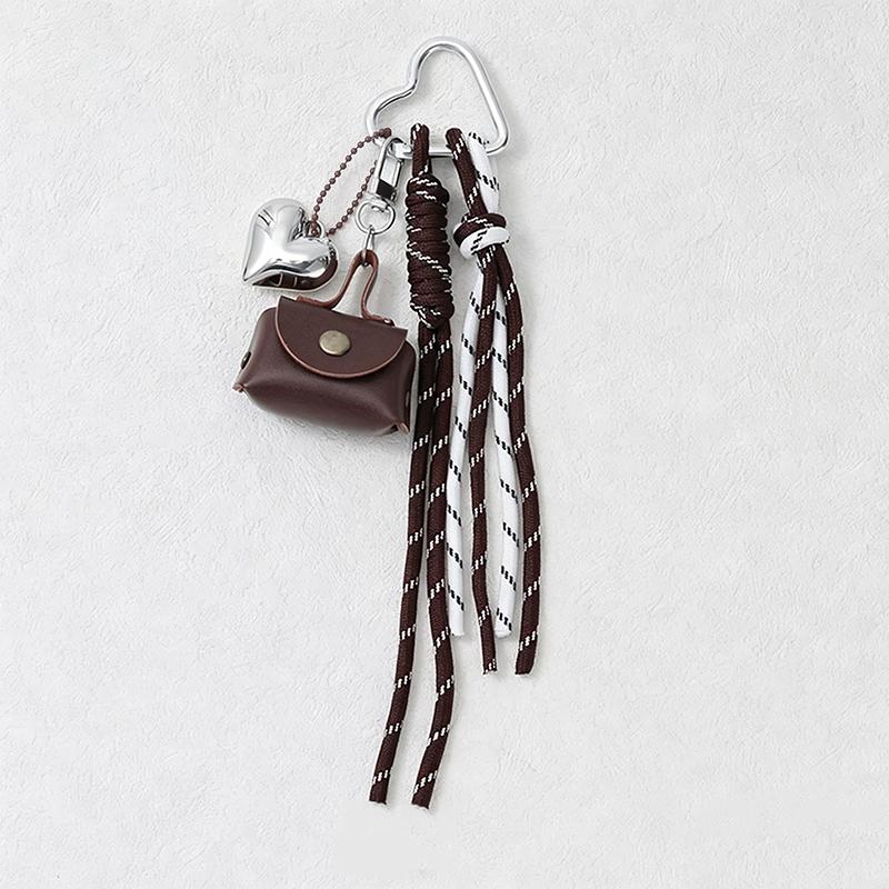 Bag Charm New Woven Rope DIY Sweet Pendant Bag Hanging Charm Accessories For Women