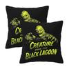 Creature From The Black Lagoon 2 Pcs Square Pillowcase Pillow Cover Cushion Zip Decorative Comfort Throw Pillow For Home Bedroom