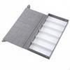 Linen Eyewear Storage Case Scratch Protection MultiPair Eyeglass Organizer DustResistant 6Slot