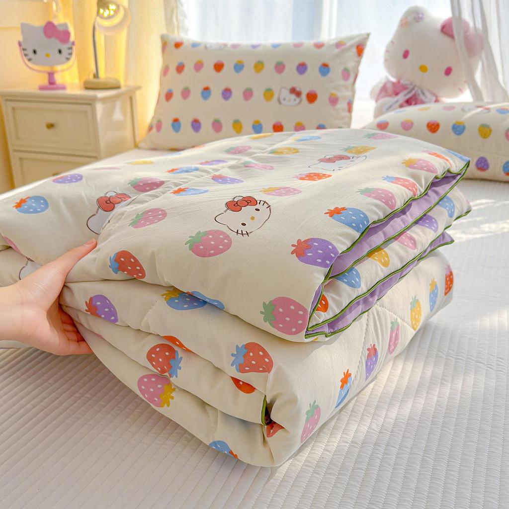 Company Summer Double Layer Gauze Quilt - Class A Washed Cotton for Dorms & Air-Conditioning