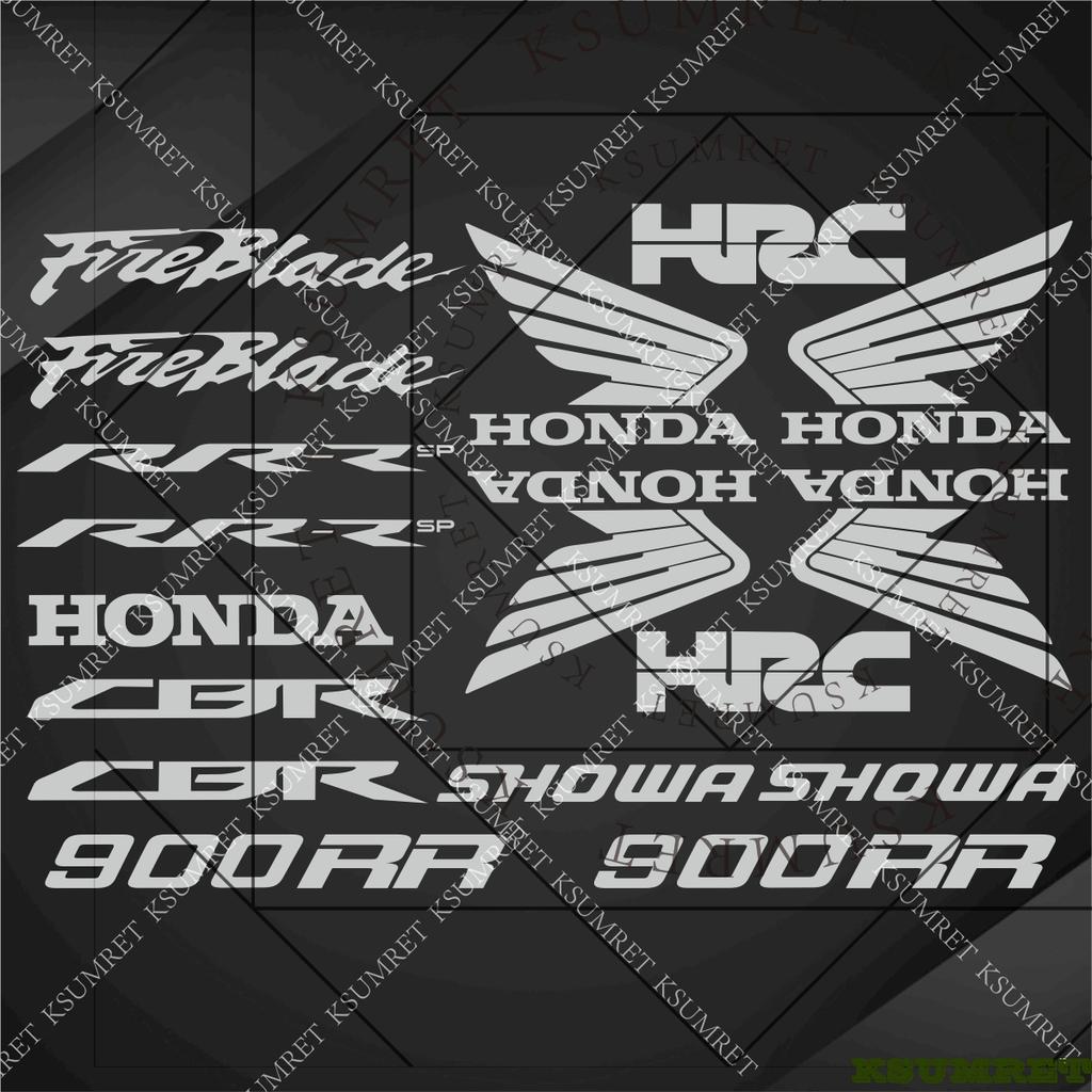 JIB3 For Honda Fireblade Motorcycle Stickers CBR900RR RR-R SP HRC Racing Logo Decal Waterproof