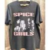 2026 American Summer New Spice Girls Gift Fan Charcoal Unisex T-shirt Street Style Cotton Women's Men's Top Short Sleeve Casual Clothing Y2K
