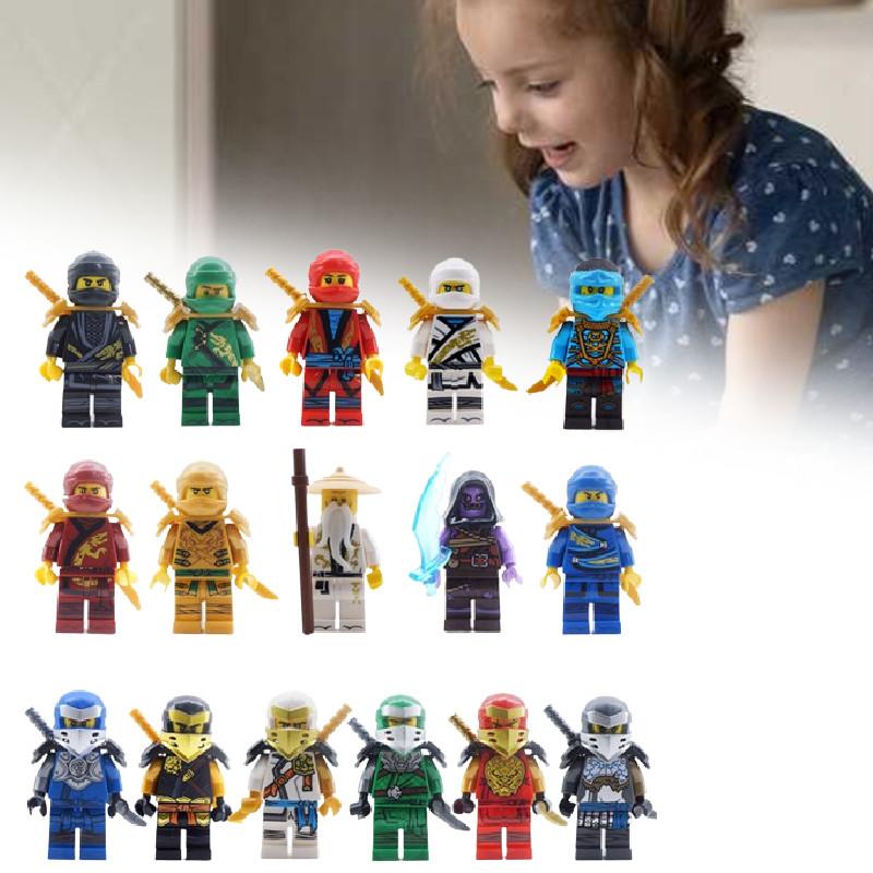 Mini Ninjago 16pcs Toy Building Block Set Early Education Toys Kids Gift Durable