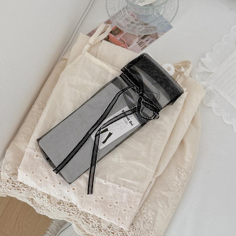 See Through Transparent Women Socks Colorful Star Summer Ultra-thin Nylon Loose Long Socks Women Sweet Girls Mesh Lace Socks Sox