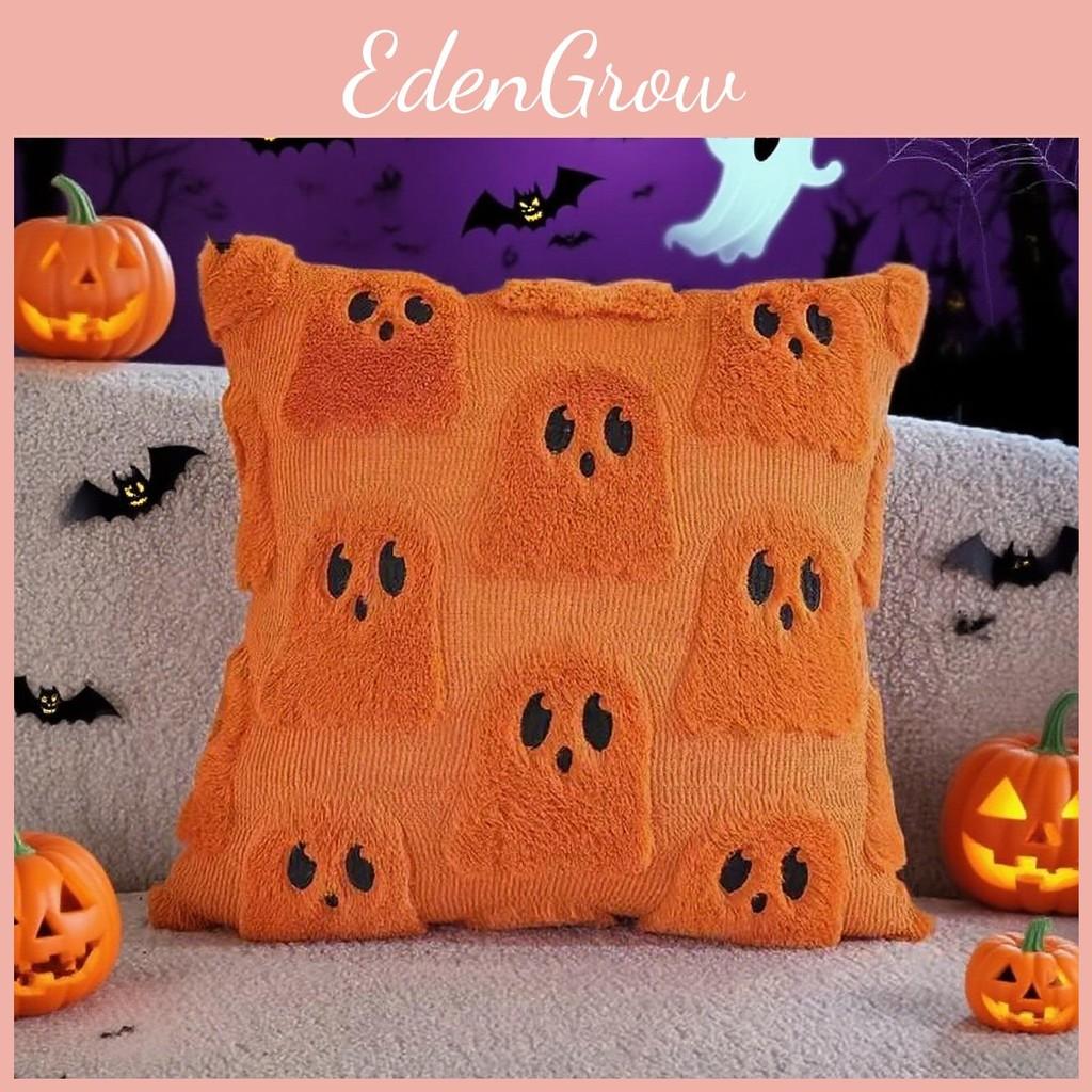 Ghost Halloween Cushion Cover Made Polyester Fun Design Living Room Decoration
