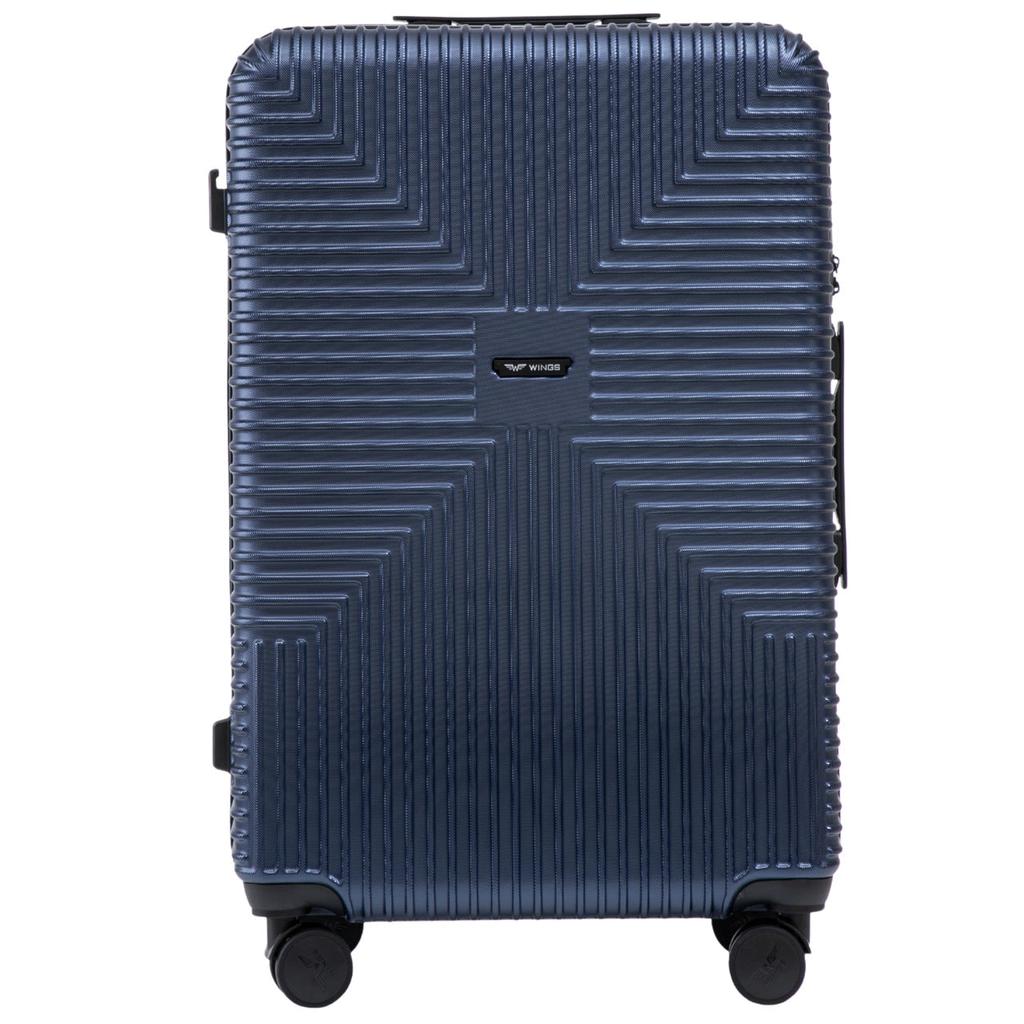 Set of 3 Wings Pc Eco Blue Suitcases