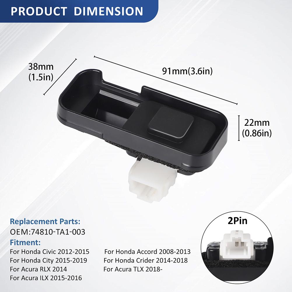 Rear Switch 74810-TA1-003 Camera Mount Space Long Duration Performance For Acura RLX Camera Installation Space