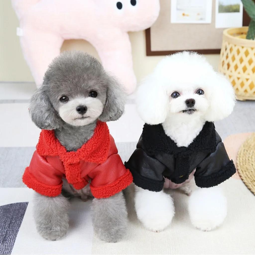 Moda autunno inverno Pet Sheep Cake Velvet Coat Pet Cappotto caldo ispessito Giacca per animali domestici Piccolo cane Cappotto ispessito Vestiti di Natale