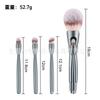 4-in-1 Magnetic Makeup Brush Set Powder Blush Eyeshadow Concealer Lip Brushes Travel Portable