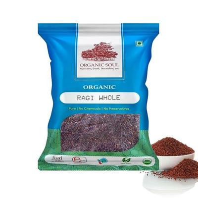 Organik Ragi Darısı | Parmak Darısı 900 gr | (Tam tahıllı) Ragi | Kimyasallar ve Pestisitler İçermez/NPOP Sertifikalı I Organik Sertifikalı