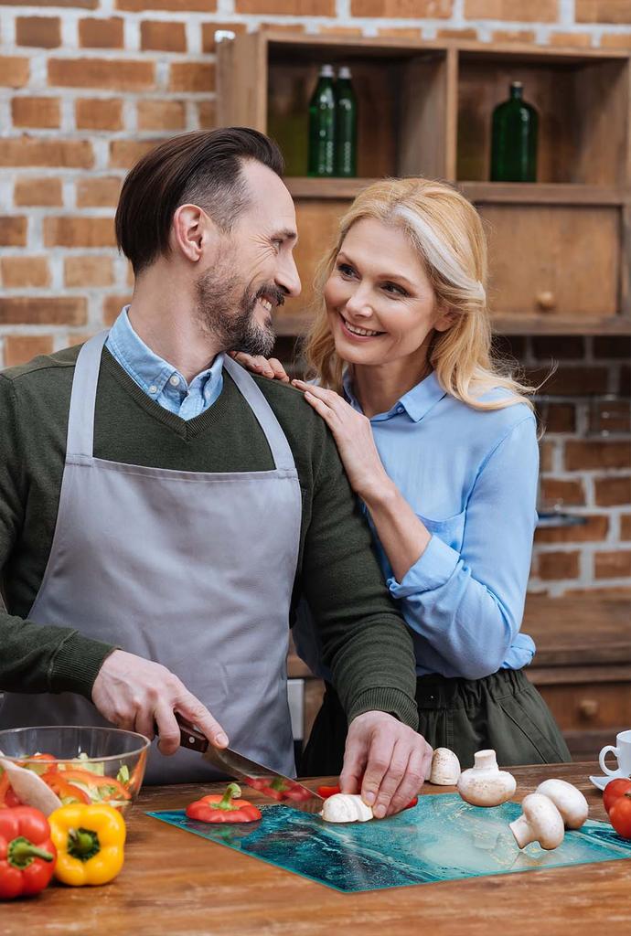 SZKLANA DESKA DO KROJENIA 35x52 MARMUR