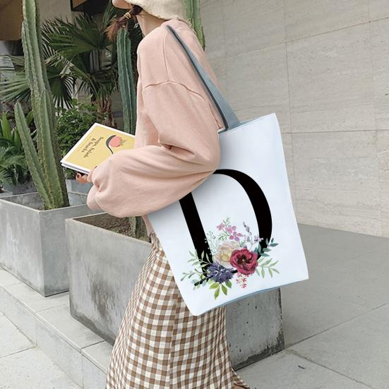 Makeup Bag Double Handles Portable Delicate