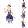 Kostium Oktoberfest Sukienka Gładka Dla Kobiet Charakteryzująca się Uroczym Wzornictwem w Stylu Vintage