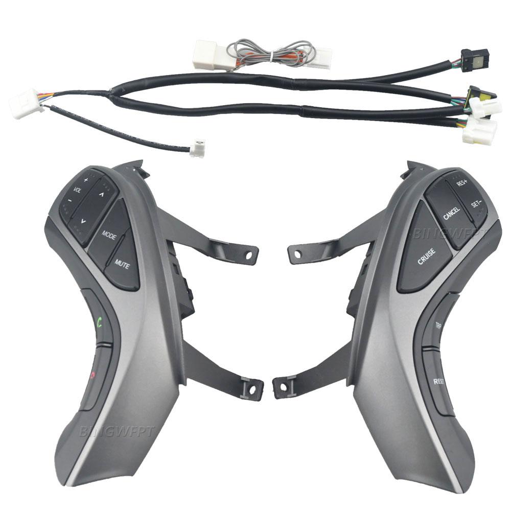 NEW Bluetooth Phone Cruise Control Steering Wheel Switch 5P Wire For Hyundai Elantra MD 2010 2011 2012 2013 2014 2015 2016