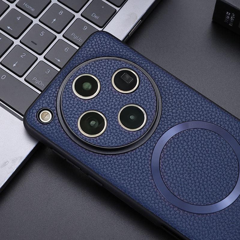 Husă de telefon cu încărcare wireless pentru Magsafe Husă de piele pentru telefon pentru Oppo Find X8 Ultra Husă moale din silicon cu bumper pentru OPPO Find X8 Pro Husă Magsafing