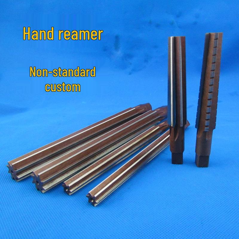 Mo's Taper Reamer Set: Sizes 1-6, Rough & Fine Reamers, Straight Shank, Hand Drill Bushing Reamer