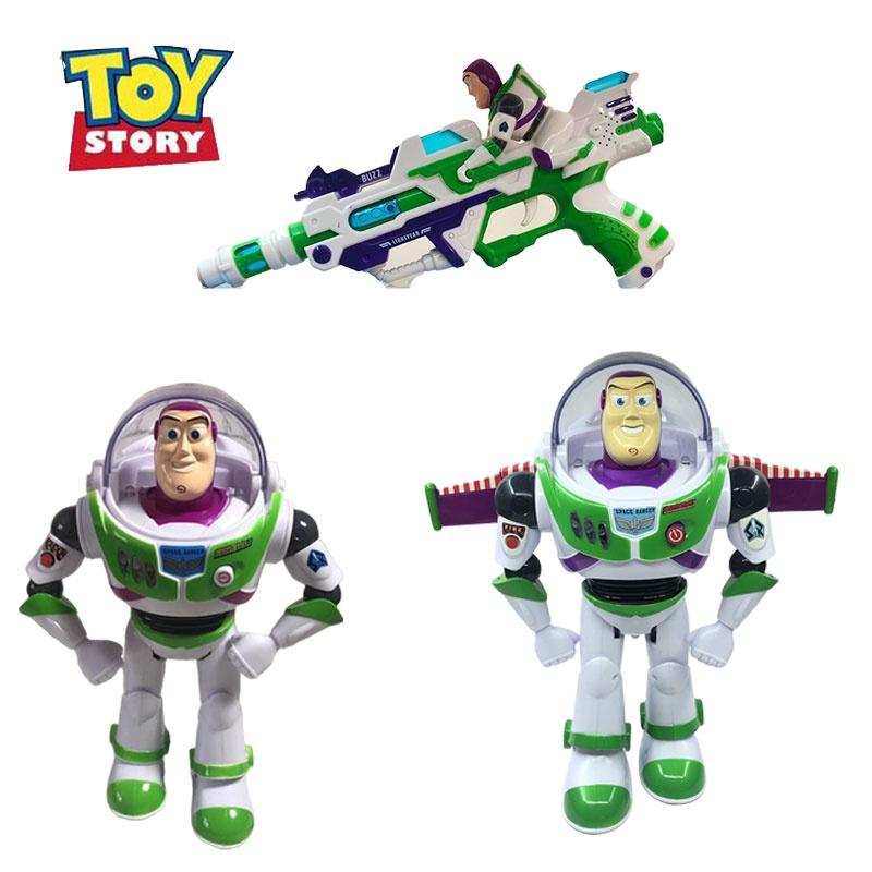 Interactive Buzz Lightyear Toy Story 4 Action Figure With Sound And Walking Features