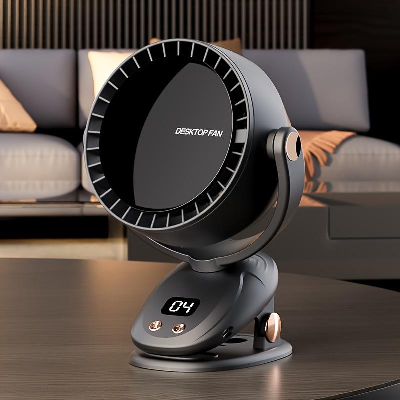 

Автоматическая качающаяся головка Интеллектуальный цифровой дисплей Дисплей мощности Шестискоростная регулировка ветра Цифровой дисплей USB-вентилятор без лопастей Заряжаемый настольный вентилятор