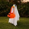 Halloween Ghost Goose Outfit, Lawn Porch Goose Clothes, Fall Halloween Goose Costume for Outdoor Patio Yard Lawn Decoration