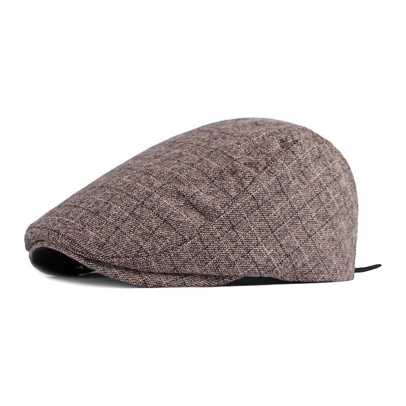 

Осінь-зима Бавовняний теплий берет Чоловічий вінтажний кепка Плед-кепка Жіночий Гетсбі Художники Капелюхи Капелюх Водій Ivy Hat Gorro Hombre Boina 55-59cm кавовий