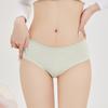 FINETOO 3 Stück Damen Slips Baumwolle Einfarbig Atmungsaktive Unterwäsche Bequeme Dehnbare Slips Mädchen Niedliche Weiche Lingerie M-XL