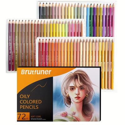 26/50/72 Colori della pelle Matita ad olio Artista Matite colorate professionali Set Schizzi Pittura per bambini Studenti Disegno Rifornimenti d'arte scolastici