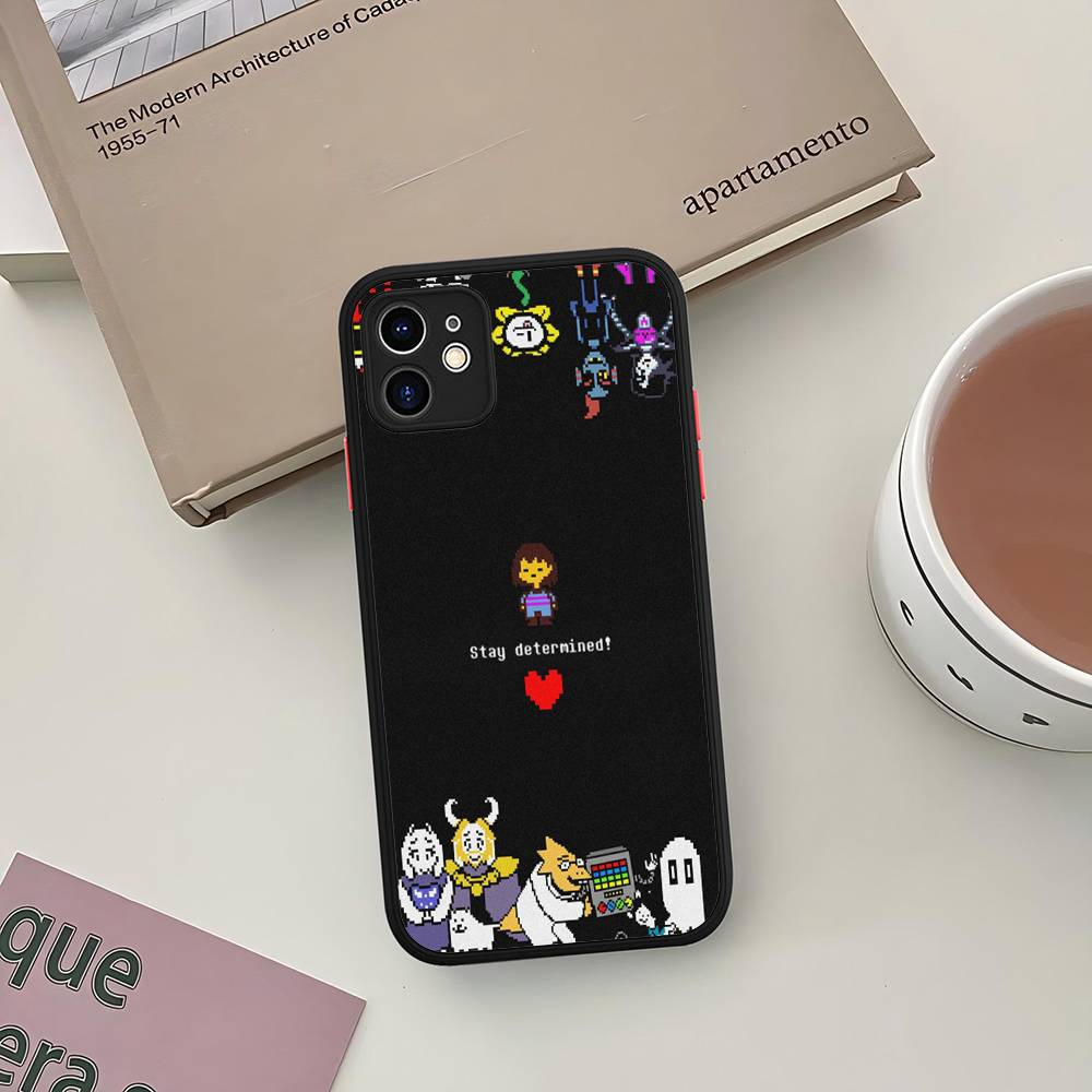 U-Undertale Phone Case For IPhone 16e 16 15 14 13 12 11 Pro Max X XS MAX Plus Spuerstar Matte Cover