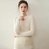 Pure Cashmere Women's Round Neck Sweater - 2026 Autumn/Winter, Versatile Slimming Style, Solid Color Warm Base Layer.