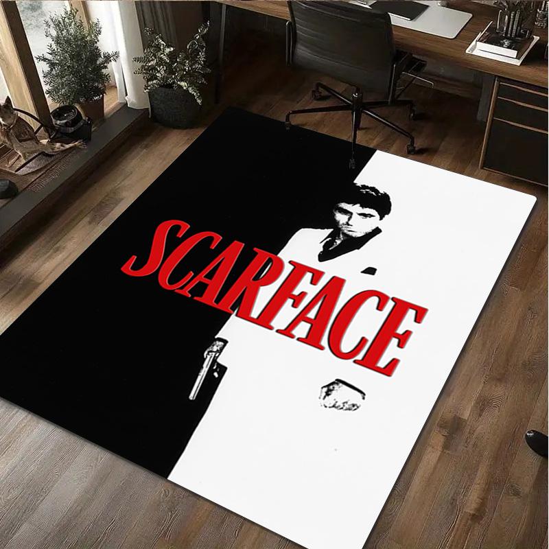 Scarface Rug - Home carpet Office Decorative Carpet For Living Room Bedroom Door Mat Floor Rug Computer Chair Area Rug