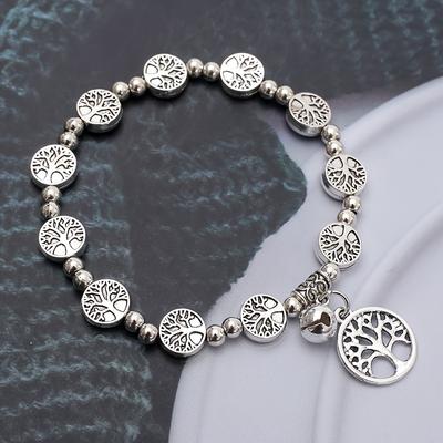 Vintage Bracelet For Women Stunning Tree Of Life Link Bracelet Couples Elegant Birthday Party Gift Handcrafted Jewelry