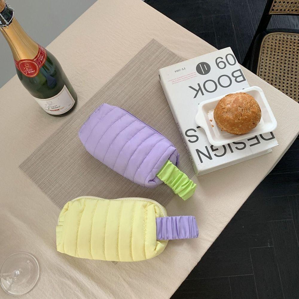 

Multifunctional Pen Bag Large Capacity Pen Storage Bag New Pencil Case School Office Supplies фіолетовий