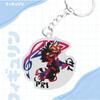 Acrylic Key Buckle for Helluva Boss Moxxie Millie Stolas Beelzebub Stella Anime Theme Acrylic Creative Keychain Pendant Gift