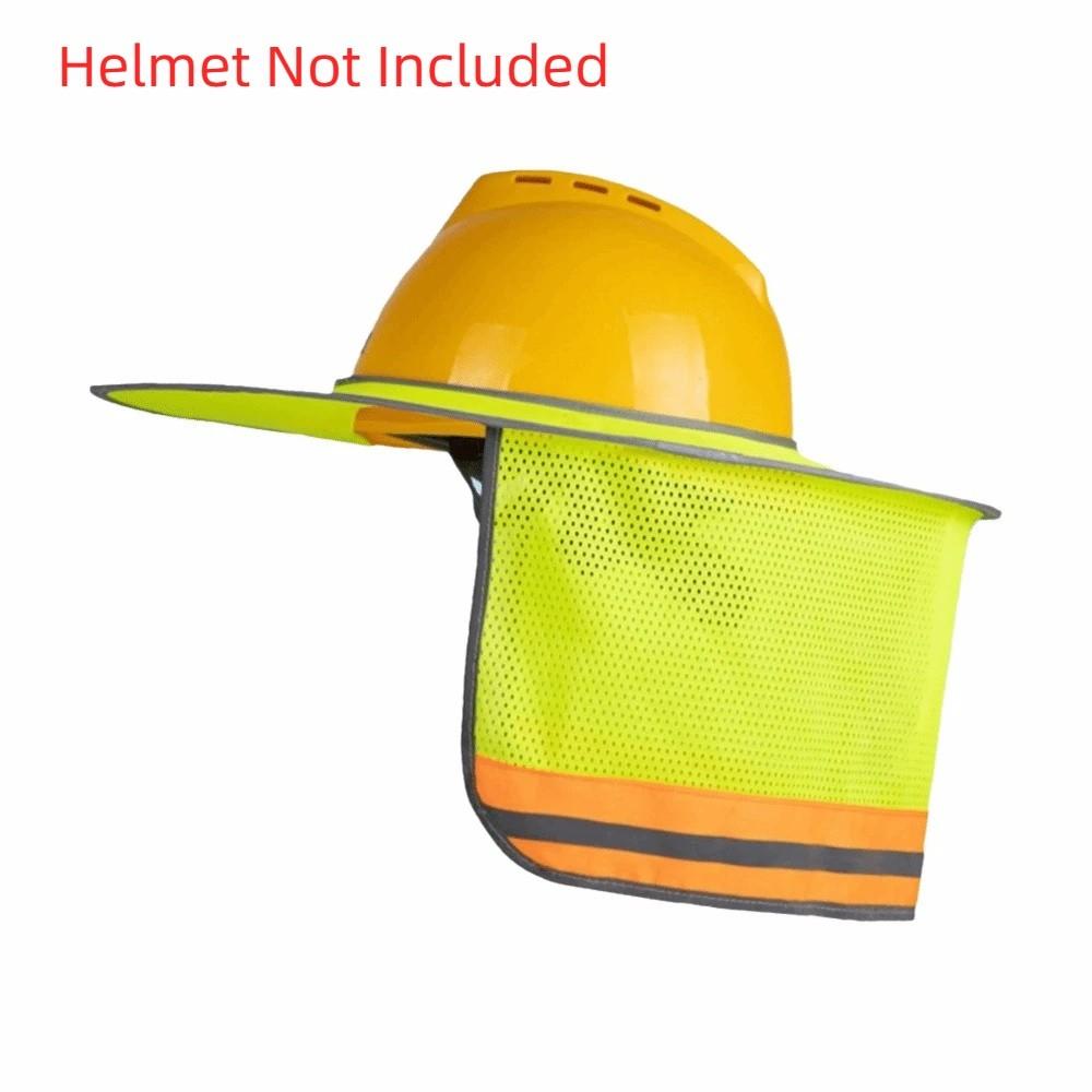 UV Protection Reflective Neck Protector Breathable Sunscreen Neck Cover  Construction Site Style A