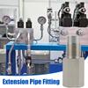 Water Pipe Connector Extension Stainless Steel Tube Adapter Length 2.3 Inch Thread Size M181.5 Thread Leak-Proof Extension Pipe