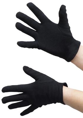 SANDAI Baumwolle Unisex Baumwolle Keine Qualitätsprüfung Dünn und Innen Ideal für und Größe Schwarz Handschuhe, Set, 40% Glatt, Zwickel, Handschuhe, Bequem,