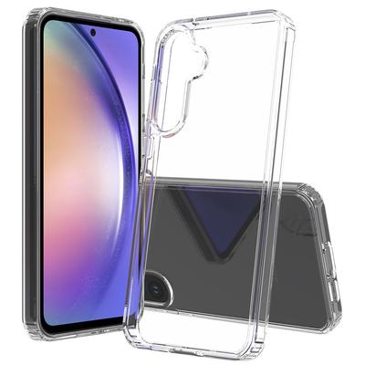 Smūgiams atsparus akrilinis skaidrus kietas dėklas Samsung Galaxy A55 A54 A15 A35 A34 A04E A04S A22 A32 4G telefonui, atsparus įbrėžimams, kietas galinis telefono dangtelis