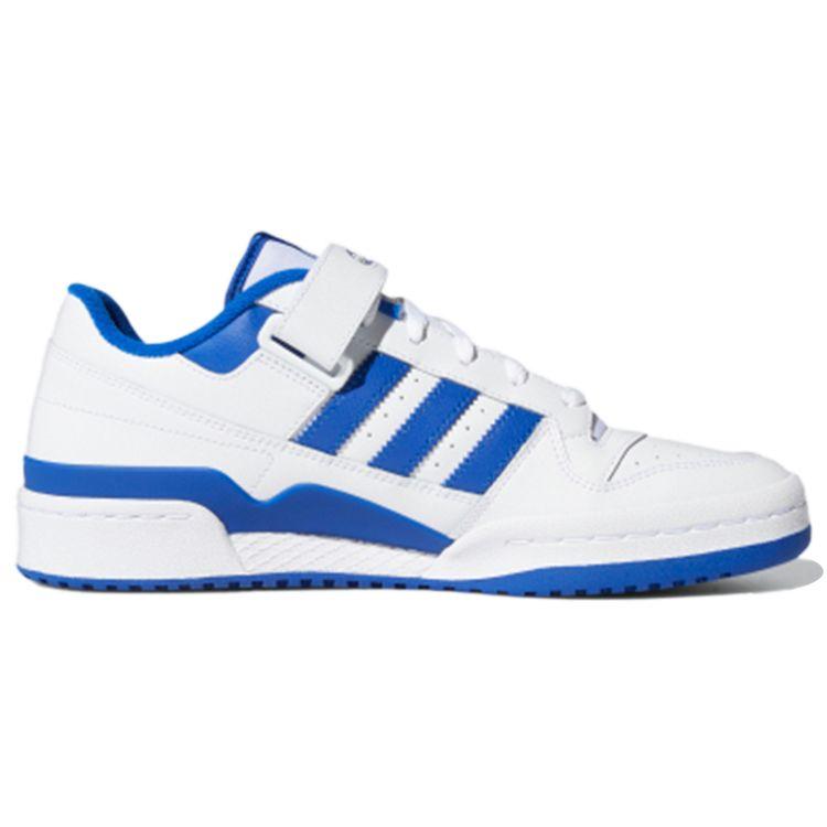 Adidas Forum Low White Royal Blue Unisex Sneakers Cloud-White FY7756