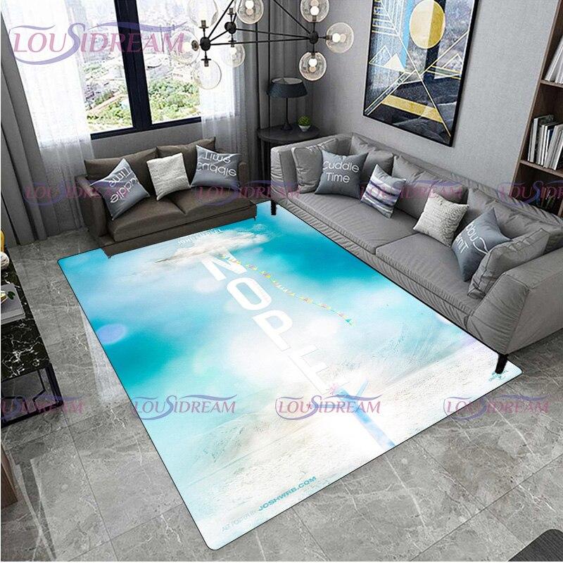 Film de groază Nu Covoare de zonă imprimate cu cai Sufragerie Covor mare Dormitor Casa Pardoseală anti-alunecare Covoraș din poliester