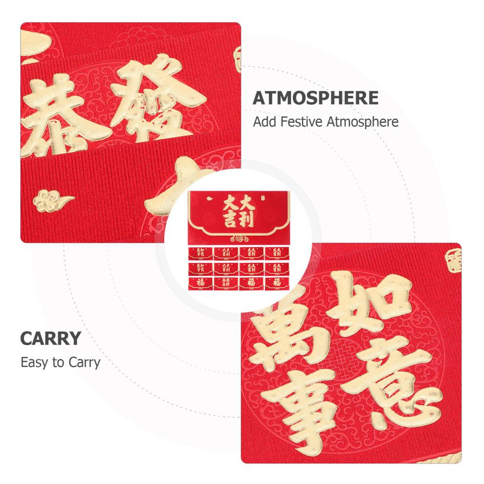 Lunar New Year Red Envelopes Horse Motif Festive Paper Gifts