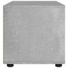 VISNES TV Stand in Concrete Grey 100 x 40 x 38 cm Particleboard