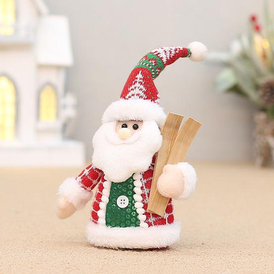 Christmas Decorations Reindeer Snowman Ornament Cartoon Festive Hanging Decor for Home Party Tree Indoor