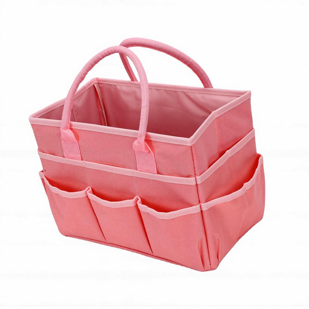 Craft Organizer Bag for Art Storage Oxford Cloth Multiple Pockets Sewing Bag for Scrapbooking School Office Supplies