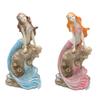 Yousheng Aquarium Mermaid Statue Realistic Shape DIY Resin Whimsical Design Aquarium Mermaid Decoration Pet Supplies