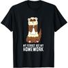 My Ferret Ate My Homework School Homework Ferrets T-Shirt
