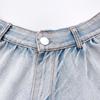 Sommer Kvinner Denim Shorts Uformelle løse hull Rippede Jeans Shorts Denim Shorts Bukser